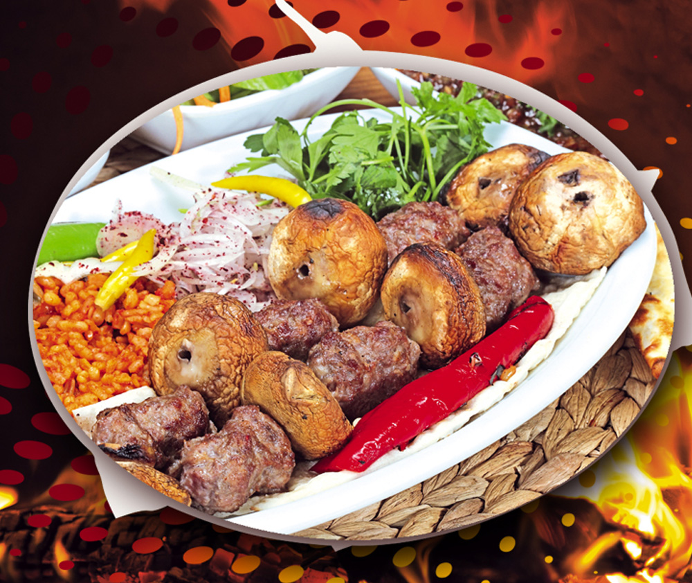 Mantarlı Kuşbaşı Şiş